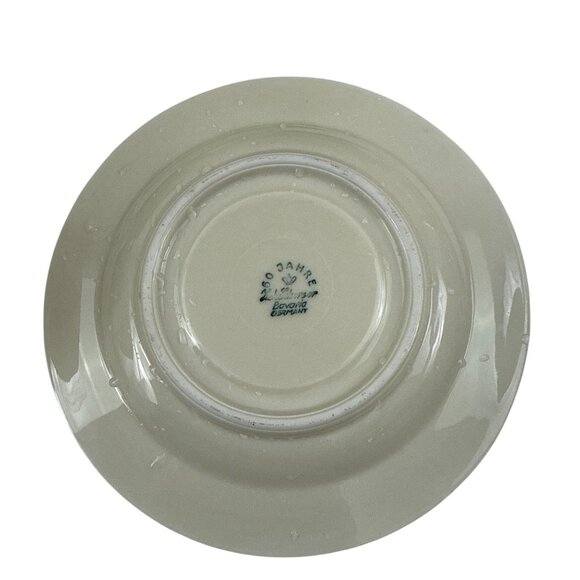 Vintage Empire Ware Tea Cups & Saucers Set of 4 Floral Black Lattice England - Picture 6 of 9